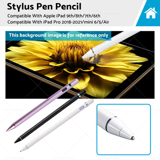 Stylus Pen Pencil Suitable For Apple iPad 9th/8th/7th/6th/iPad Pro 2018-2021/mini 6/5/Air-0