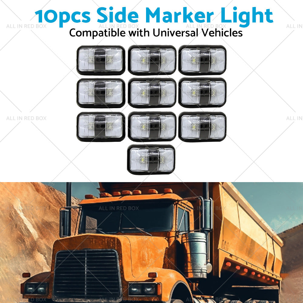 10X Red Amber Clearance Lights LED Trailer Suitable for Truck Car Warning Light-2