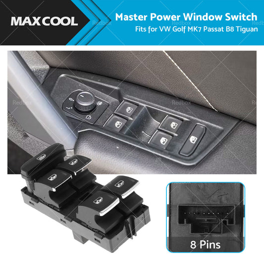 5G0959857C Master Power Window Control Switch for VW Golf MK7 Passat B8 Tiguan-1