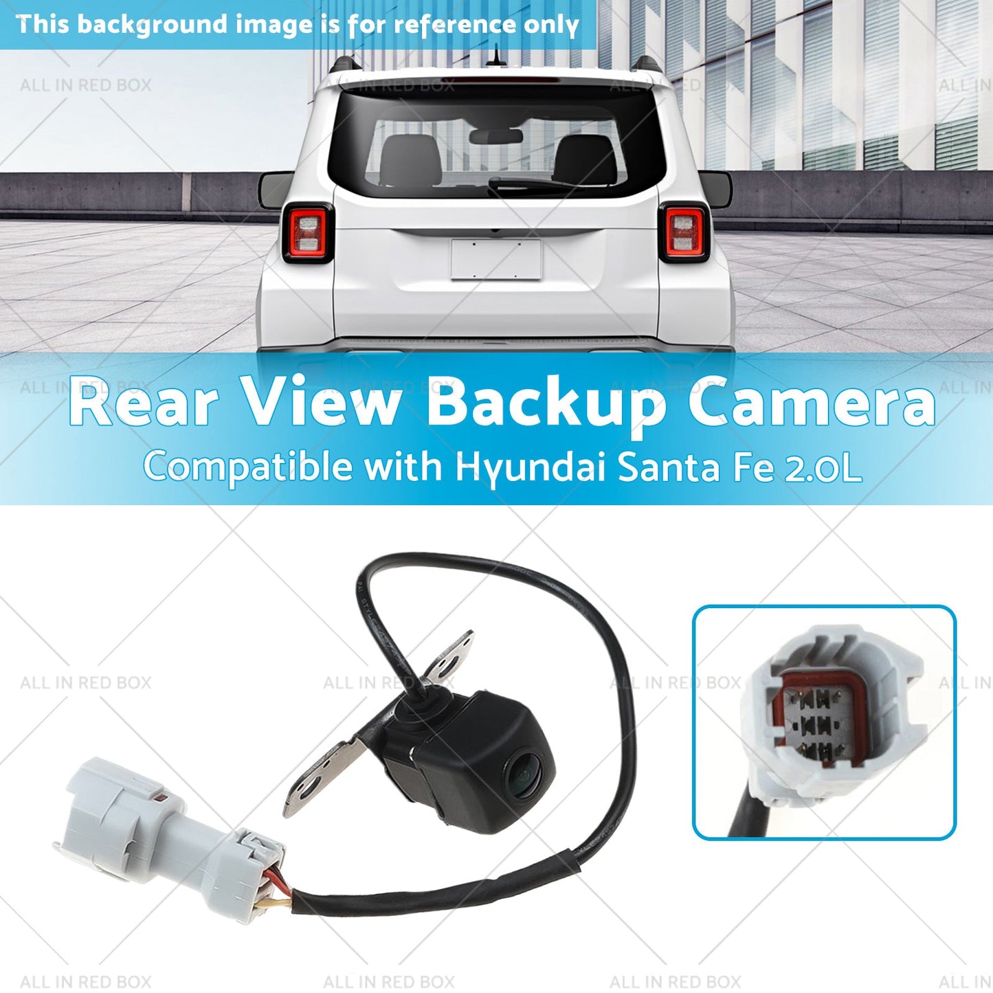 Rear View Backup Camera Suitable for 95760-2W000 13-16 Hyundai Santa Fe 2. 0L-2