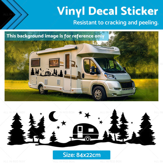Mountains Adventure Vinyl Decal Sticker Suitable ForCamper Van Motorhome Caravan-0