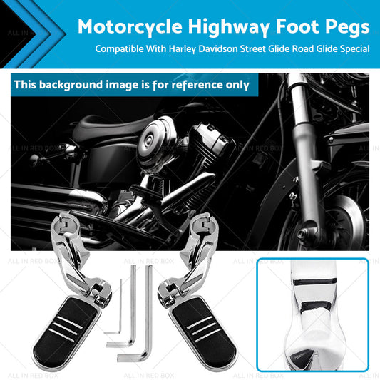 Motorcycle Highway Foot Peg Suitable For Harley Davidson Street Glide Road Glide-0
