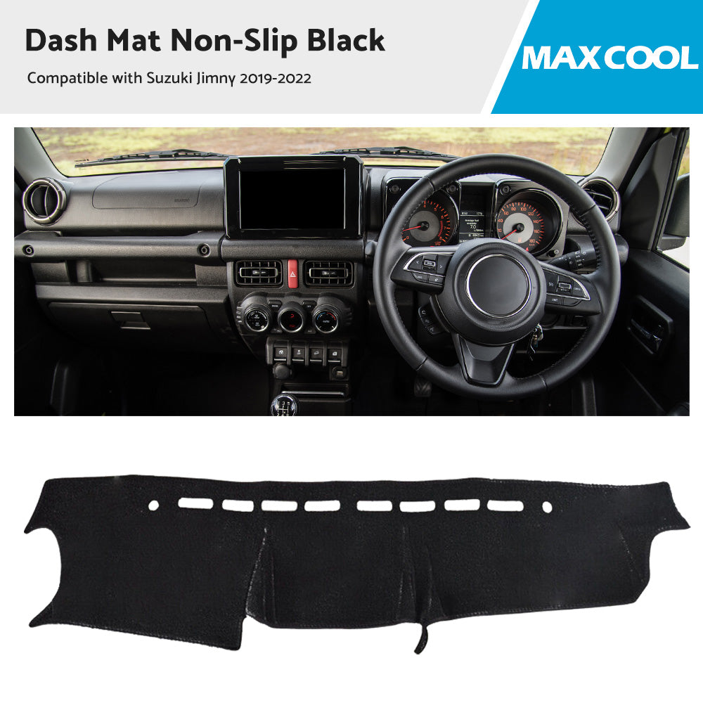 Non-Slip Dash Mat Suitable For Suzuki Jimny 2019-2022 Dashboard Cover Black-1
