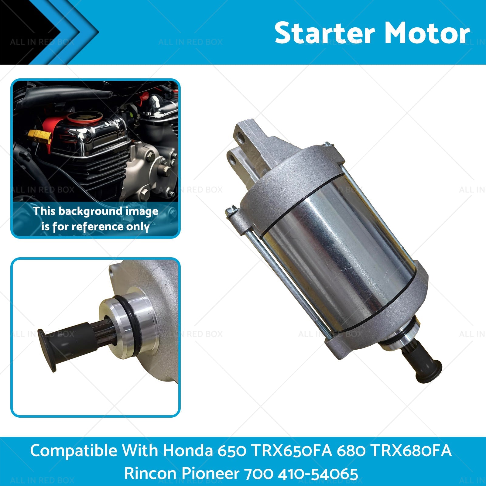 Starter Suitable For Honda 650 TRX650FA TRX680FA Rincon Pioneer 700 410-54065-1