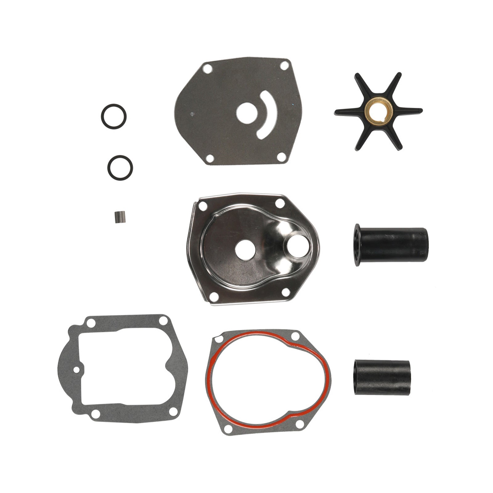 Water Pump Impeller Repair Kit Suitable for Mariner/Force 25 30 40 50 1998鈥慤p-4