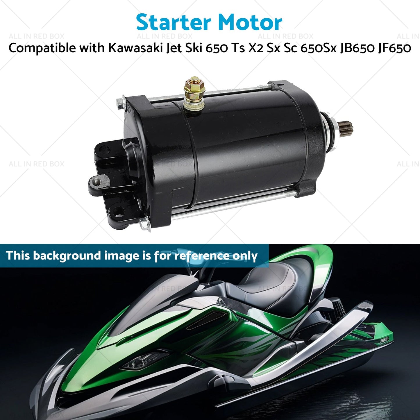 Starter Motor Suitable for Kawasaki Jet Ski 650 Ts X2 Sx Sc 650Sx JB650 JF650-4