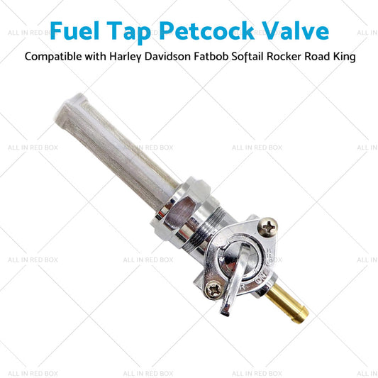 22mm Petcock Fuel Tap Valve Suitable For Harley Davidson Fatboy Softail Rocker-1
