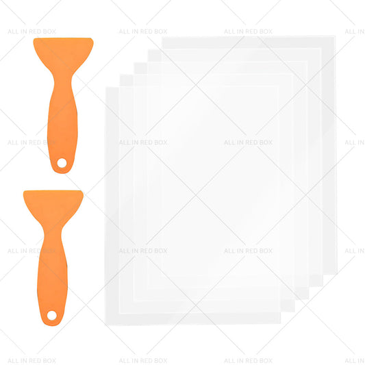 5PCS 3D Printer FEP Film Sheets2PCS Cleaning Blade Suitable For Anycubic Resin-1