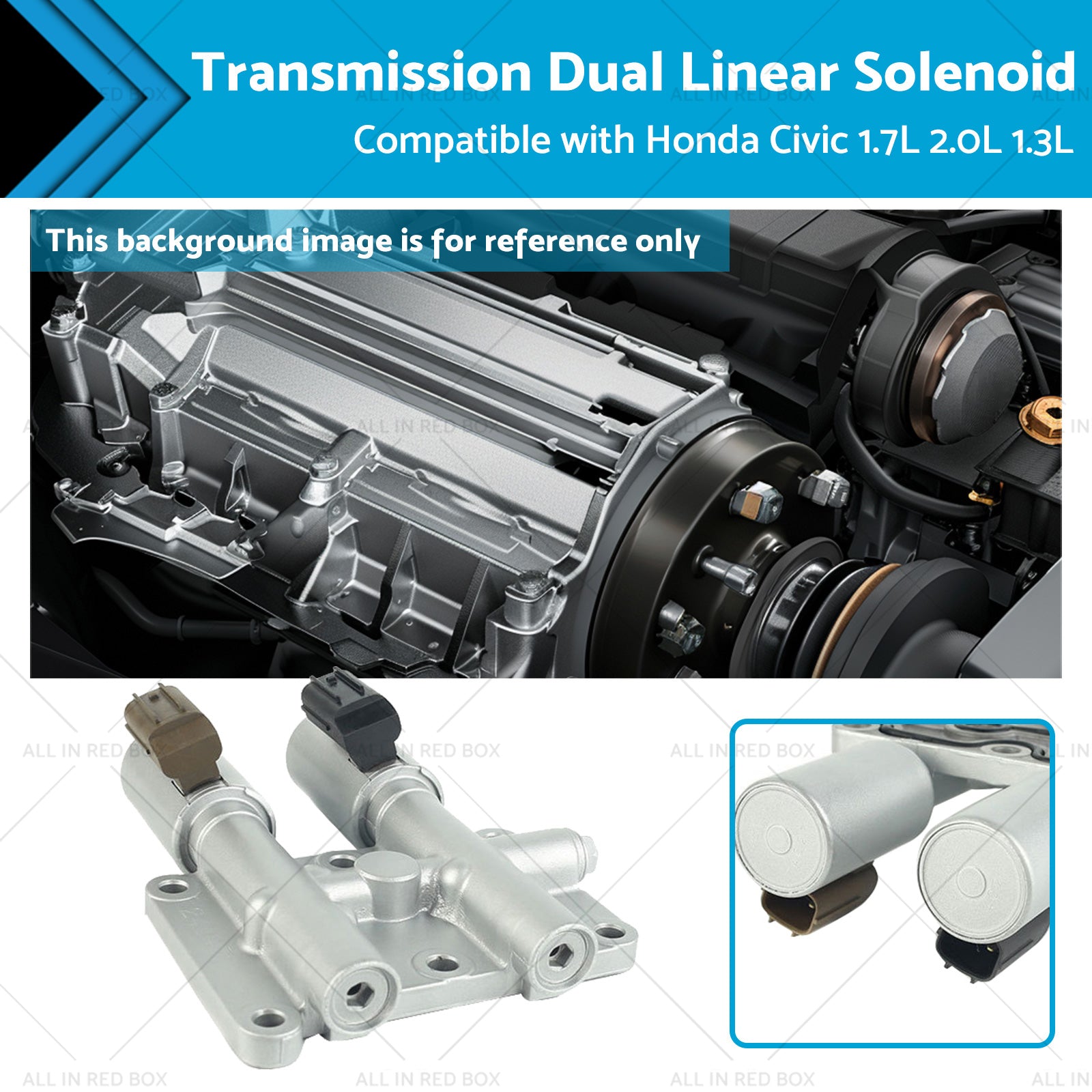 Transmission Dual Linear Solenoid Suitable for Honda Civic 1. 7L 2. 0L 1. 3L 01-05-0
