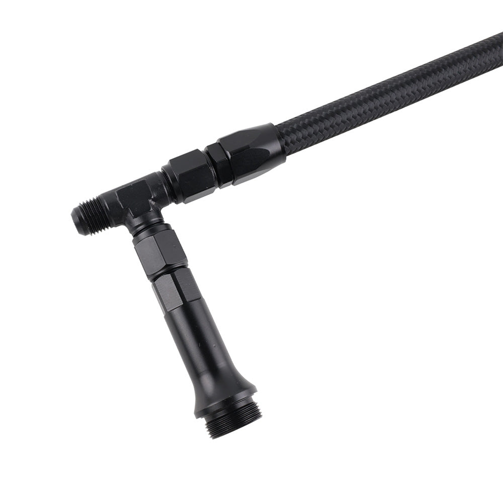 Braided AN6 Dual Feed Carburetor Fuel Line Double Pump Suitable For 4150 Holley Carburetor-4