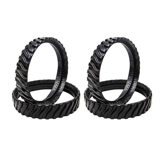 4x Tracks Tyres Wheel Suitable For Zodiac MX8 MX6 Baracuda R0526100 Pool Cleaner-0