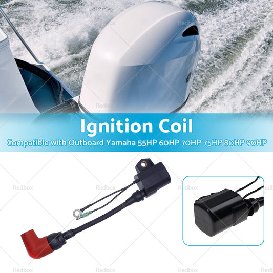 Suitable for Outboard Yamaha 55HP 60HP 70HP 75HP 80HP 90HP Ignition Coil-1