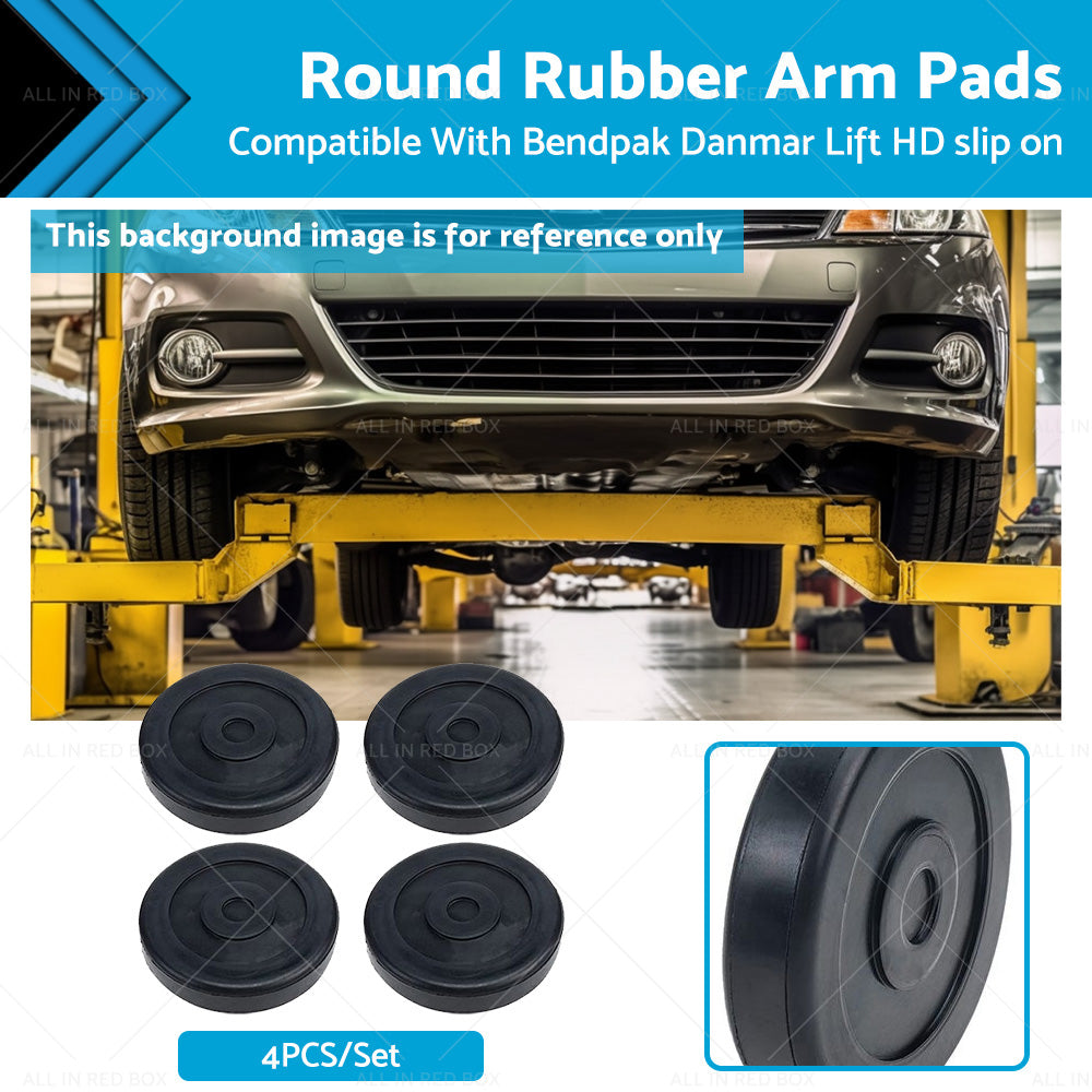 Round Rubber Arm Pads Suitable For Bendpak Lift Danmar Lift Set Of 4 HD slip on-0