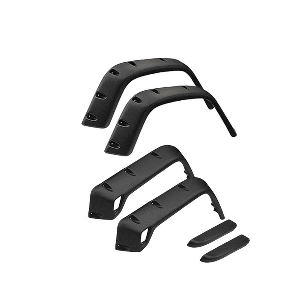 Pocket Style Matte Black Fender Flares Jungle Guard Suitable For Jeep Wrangler TJ 1997-2006-0