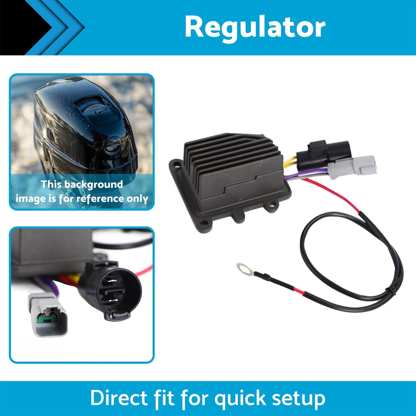 Regulator Suitable For Johnson Evinrude 90 hp 96-98 100 hp 98-01 Outboard 586075-2