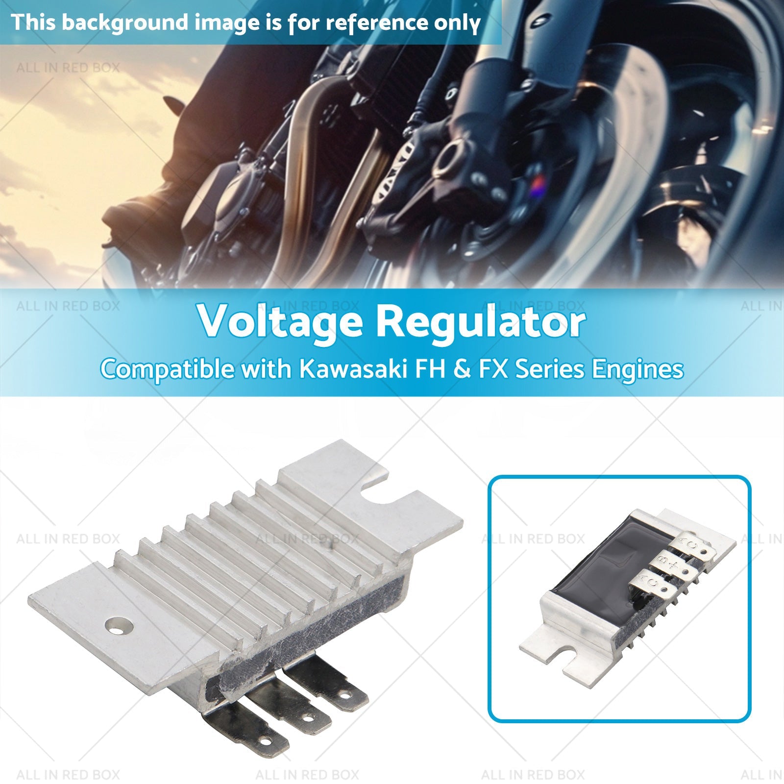 21066-7011 Voltage Regulator Suitable for Kawasaki FH  and  FX Series Engines-2