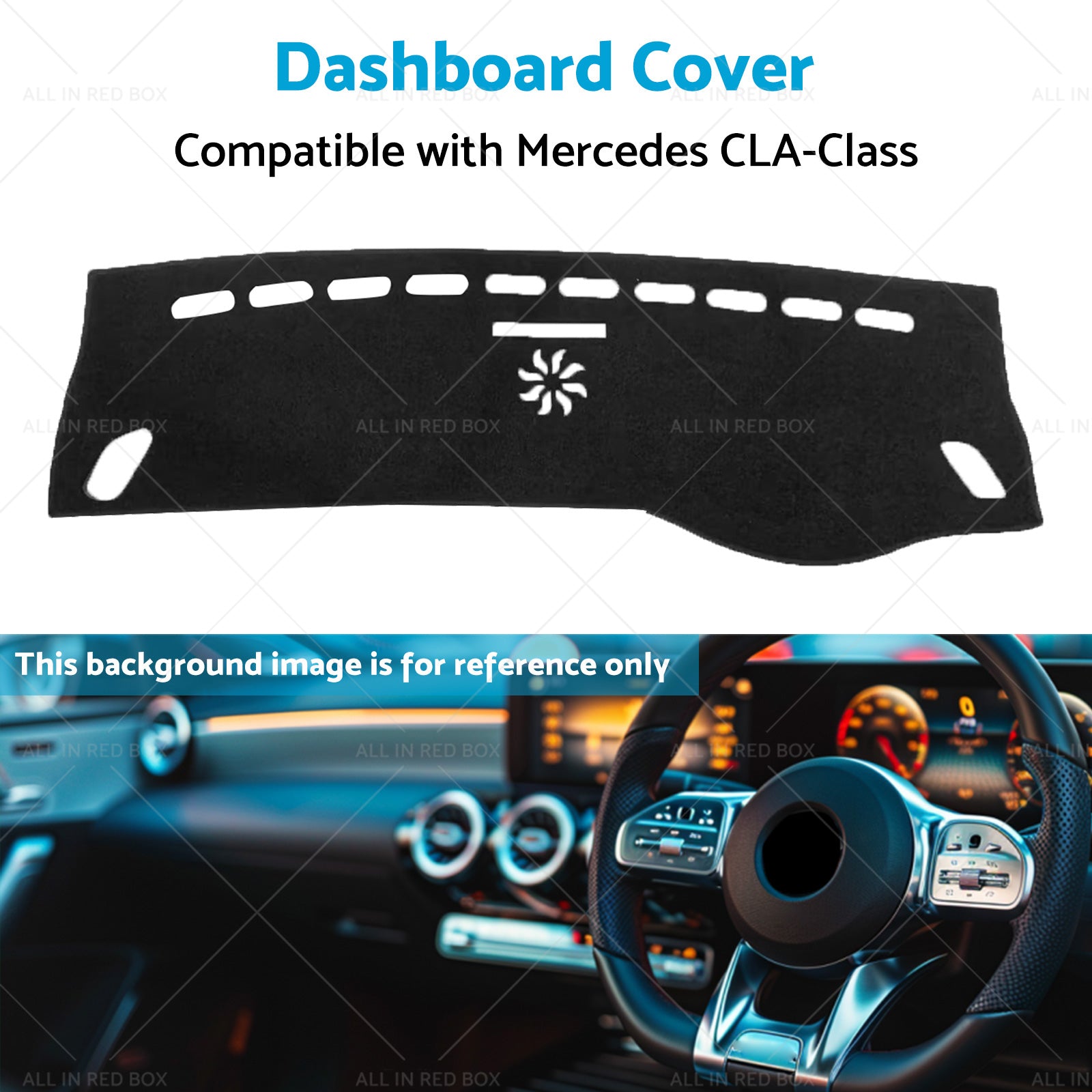 Suitable for Mercedes CLA-Class C117 X117 2013-2019 Dash Mat Cover-3