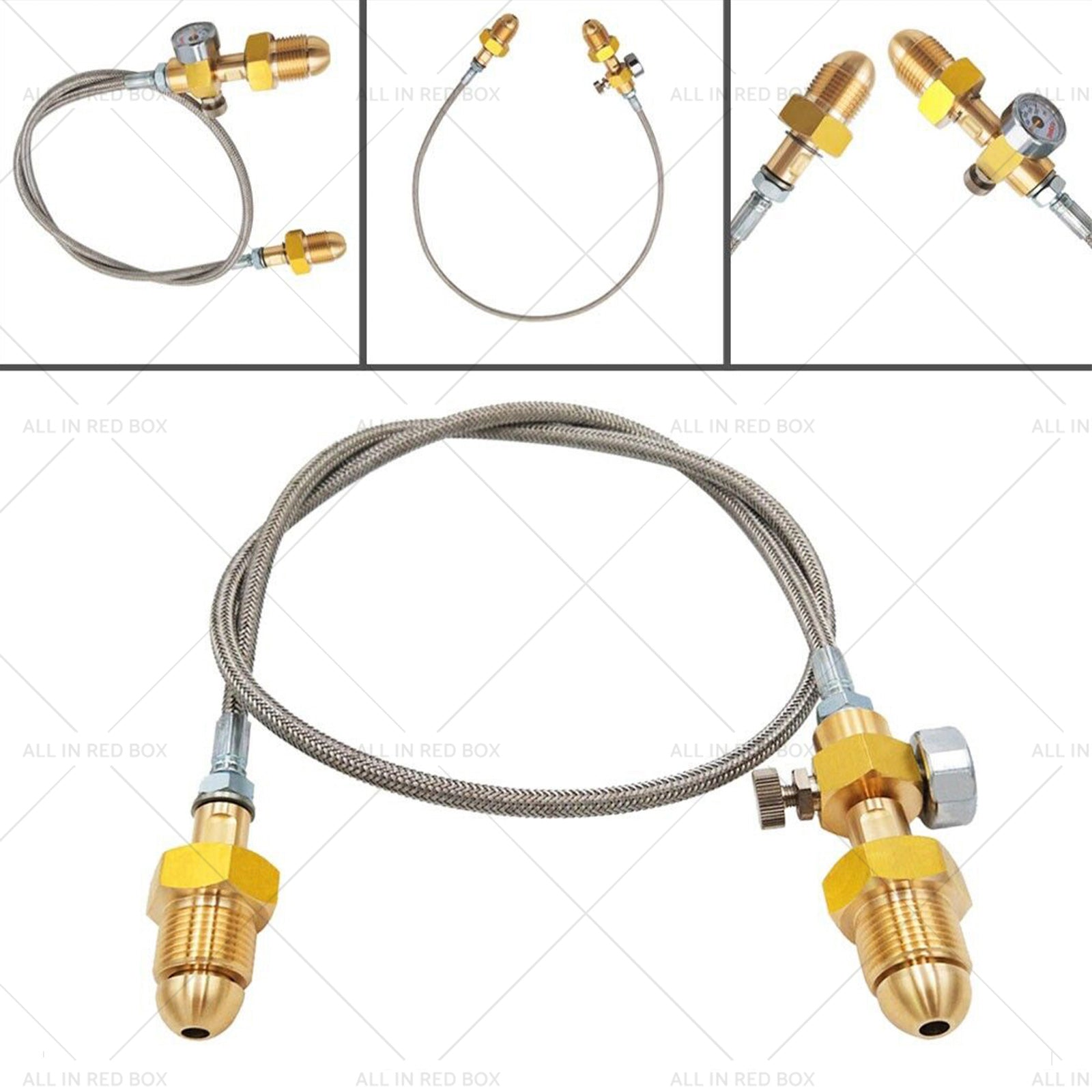 Refill Station Transfer Adaptor Hose Suitable for BS 341 No. 3 Argon Cylinder-2