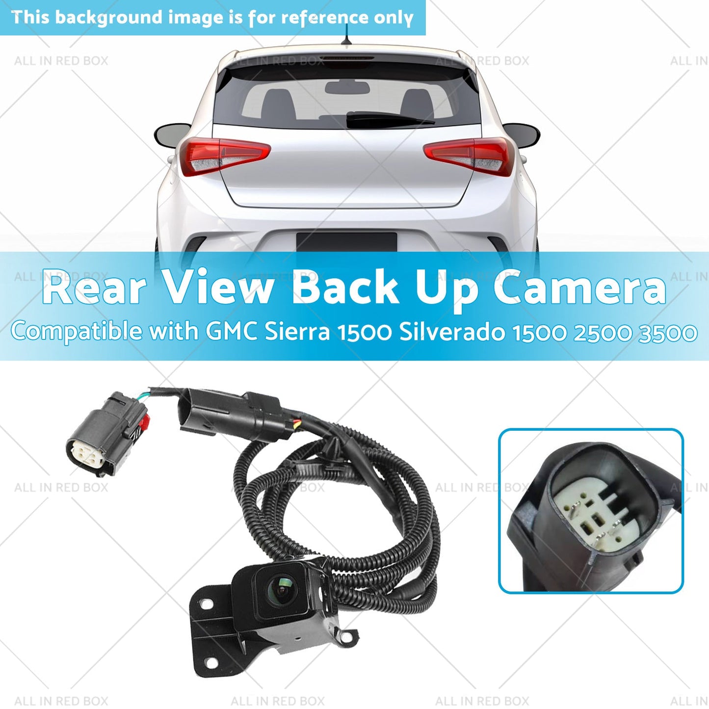 Rear View Camera Suitable for 11-14 GMC Sierra 1500 Silverado 1500 2500 3500-2
