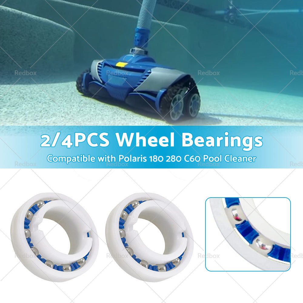 2/4PCS Wheel Bearing Suitable for Zodiac MX MX6 MX8 AX10 Baracuda Pool Cleaner-0