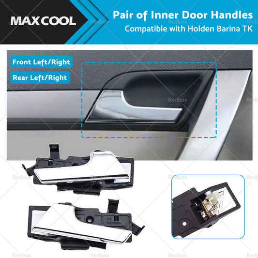 Front Rear Pair Left Right Inner Door Handle Suitable for Holden Barina TK 05-11-0