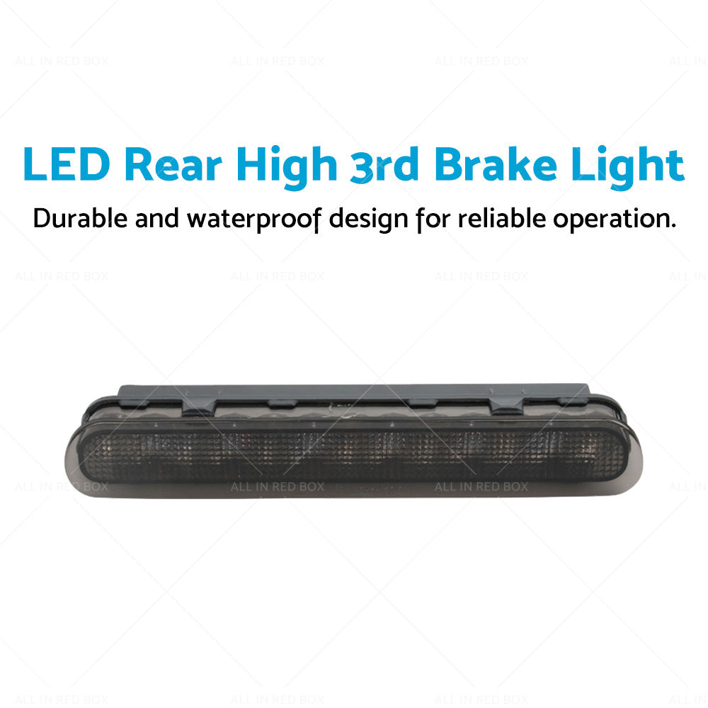 1x LED Rear High 3rd Brake Light Suitable For Toyota Hilux VIGO SR5 04-15 Smoked-1