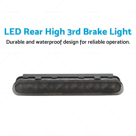 1x LED Rear High 3rd Brake Light Suitable For Toyota Hilux VIGO SR5 04-15 Smoked-1