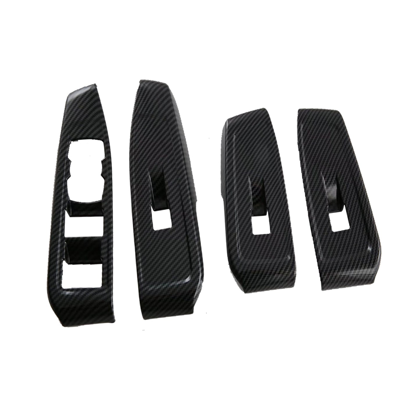 4x Carbon Car Window Control Panel Switch Cover Suitable For Ford Ranger-0