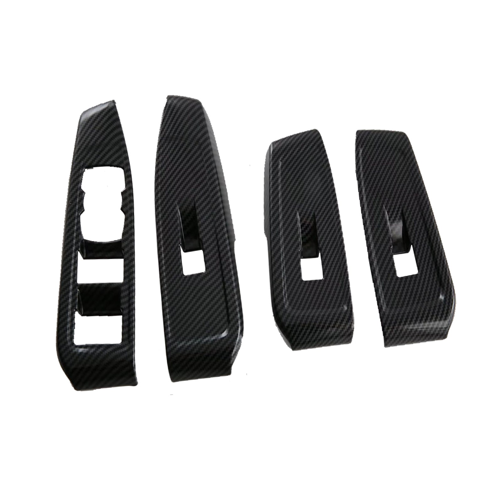 4x Carbon Car Window Control Panel Switch Cover Suitable For Ford Ranger-0