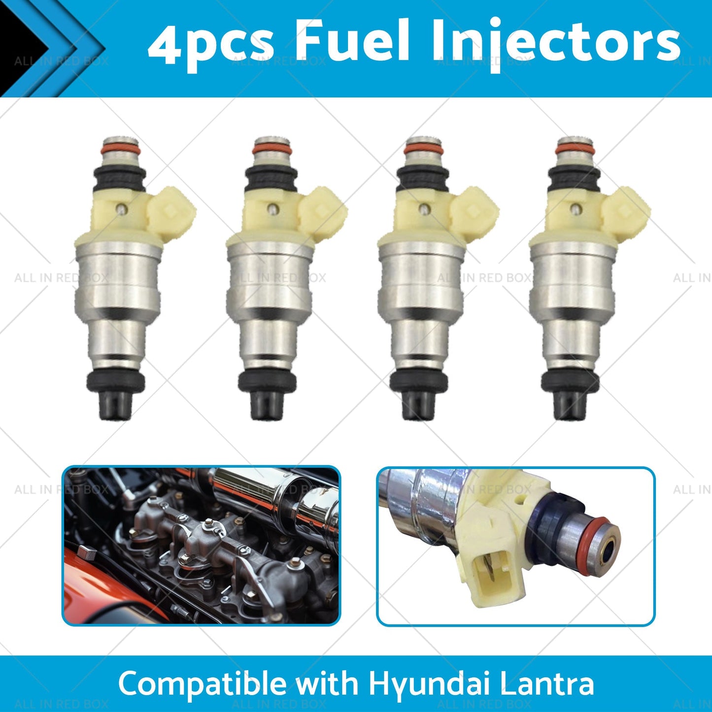 4pcs Fuel Injector Suitable For Hyundai Lantra J1 1. 6L G4CR NEW-1