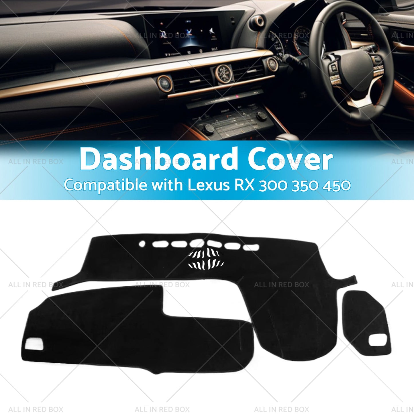 Dash Mat Carpet Suitable for Lexus RX 2016-2019 300 350 450 Dashboard Cover-2