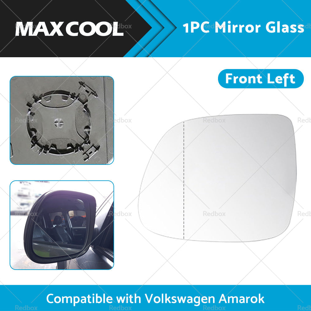 Suitable for VW AMAROK 2010-2018 Left Side Mirror Glass With Heated Convex base-2