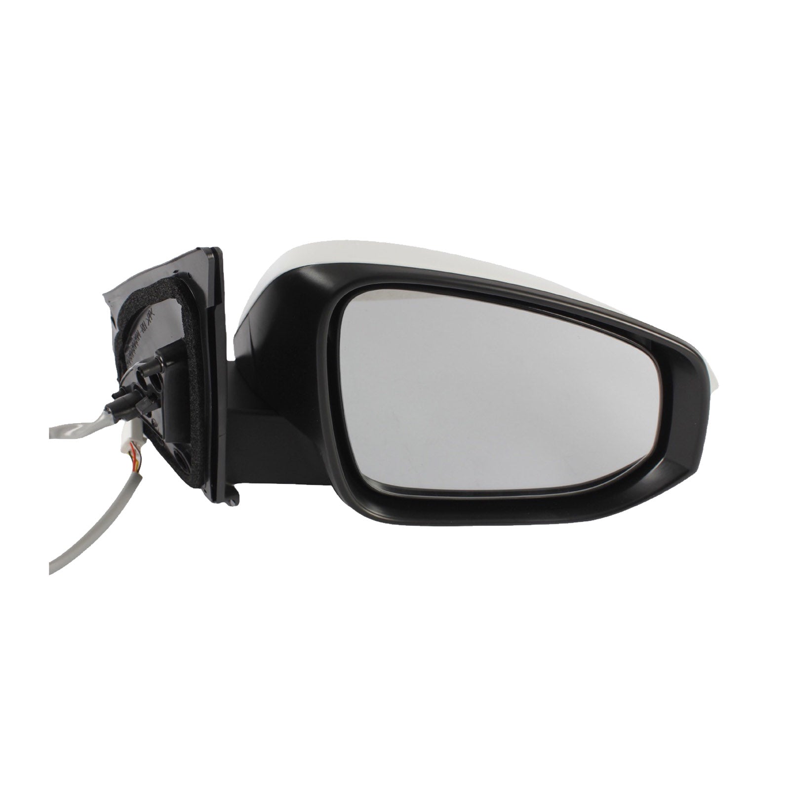 White No Autofold Right Side Door Mirror Suitable for Toyota RAV4 2013-2018 White Right Side Non-Fold-0
