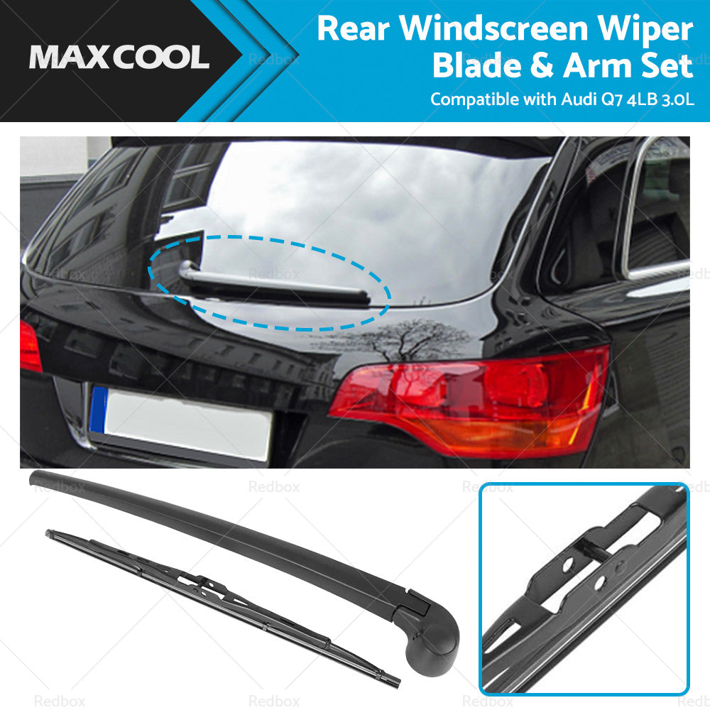 Rear Windscreen Wiper Blade  and  Arm Set Suitable for Audi Q7 4LB 06-15 4L0955425-0