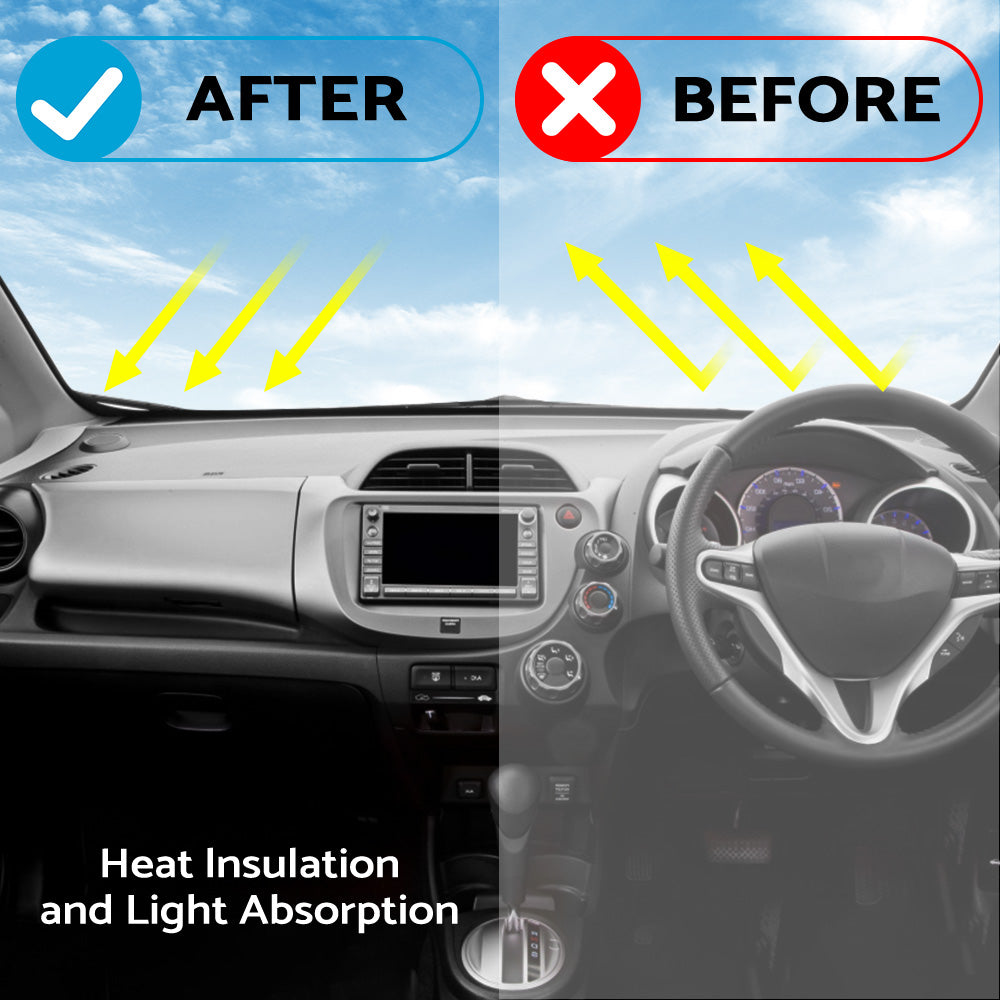Non-Slip Dash Mat Suitable For Honda Jazz GE 2008-2014 Dashboard Cover-4