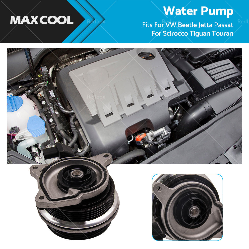 1. 4T Water Pump Fit For VW Golf Jetta Passat Scirocco Tiguan Touran 03C121004J-0