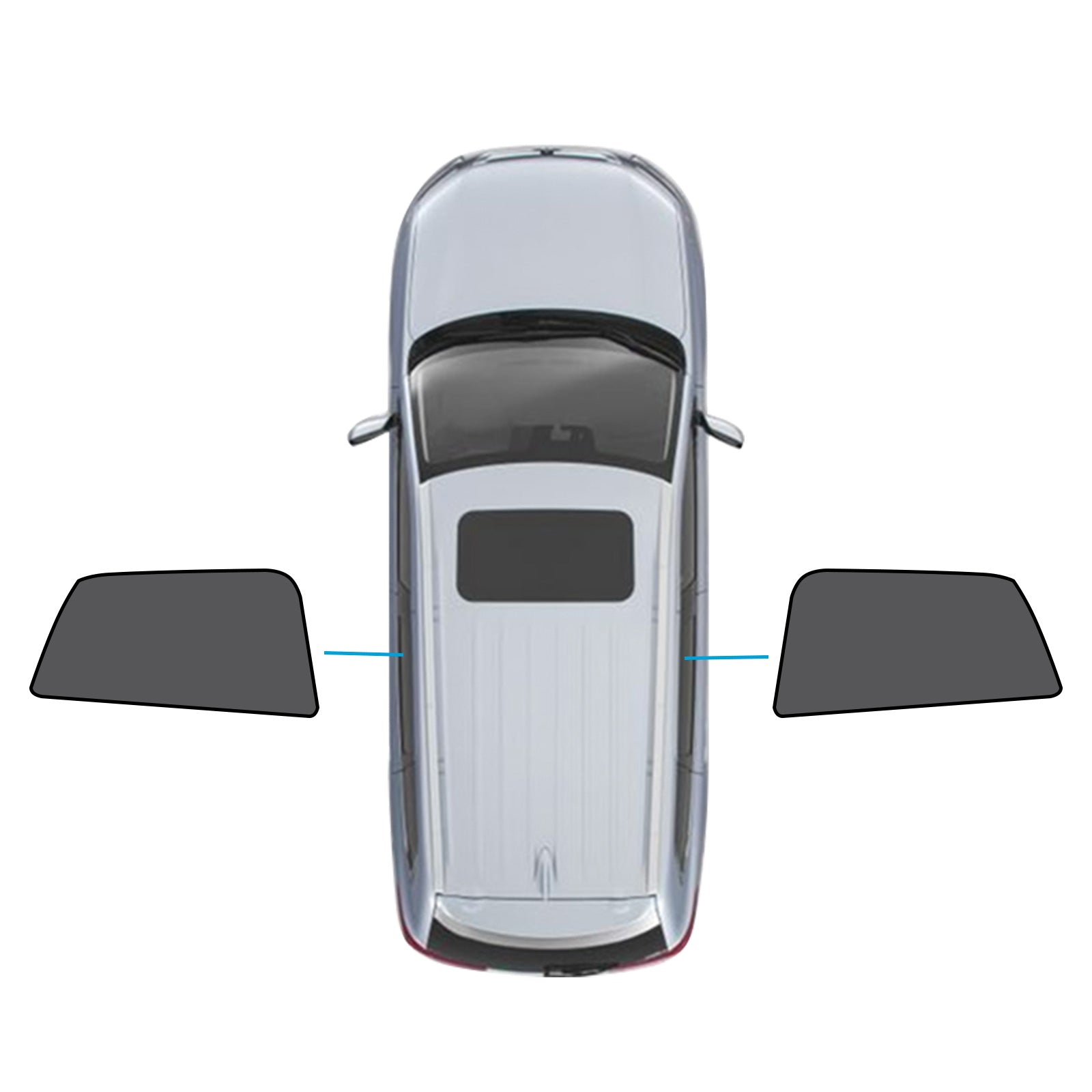 Car Window Magnetic Mesh Sun Blind Shades Suitable for BMW X1 E84 Series 10-15-2