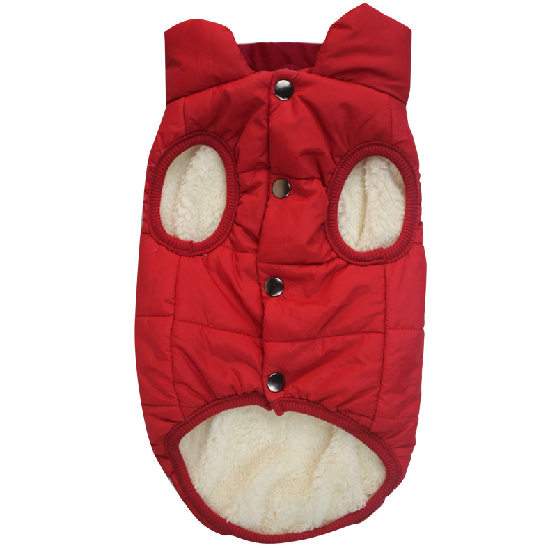 Pet Dog Warm Windproof Coat Fleece Jacket Jumper Sweater Winter Puppy Clothes AU-4