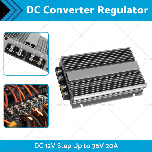 Waterproof DC-DC 12V Step Up to 36V 20A Converter Regulator Car Power Supply-1