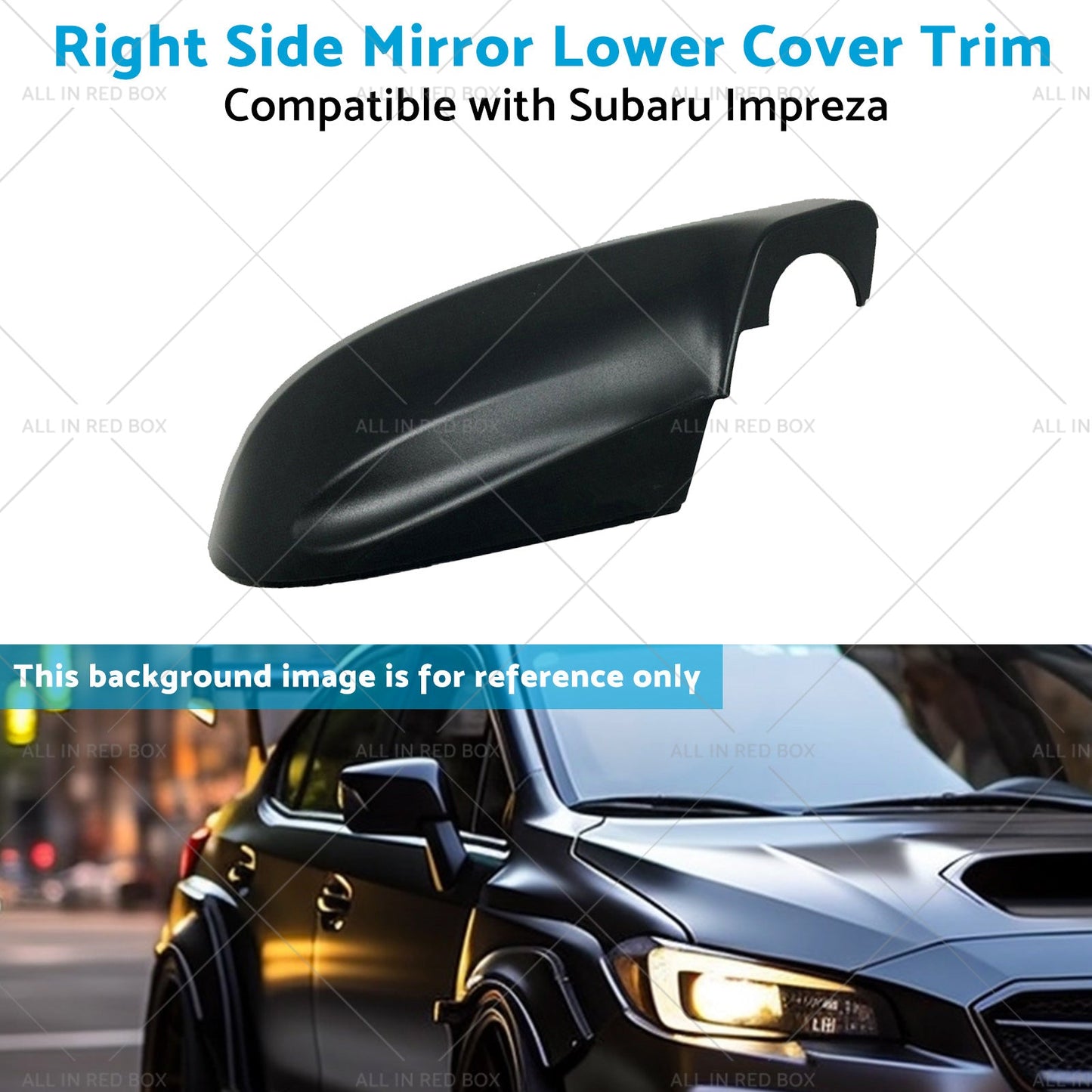Right Mirror Lower Cover Trim Suitablefor 16-23 Subaru Impreza Forester Outback-4