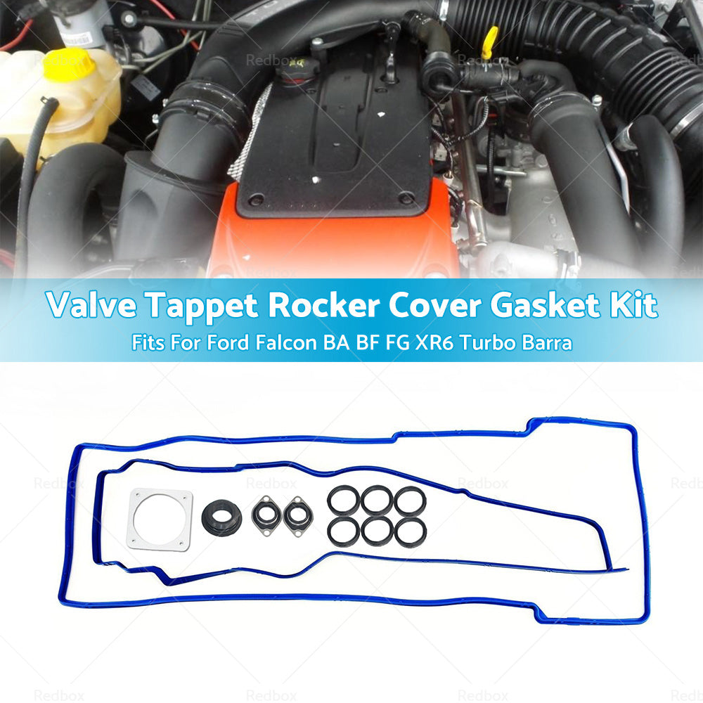 Valve Tappet Rocker Cover Gasket Kit Fits For Ford Falcon BA BF FG XR6 Turbo-2