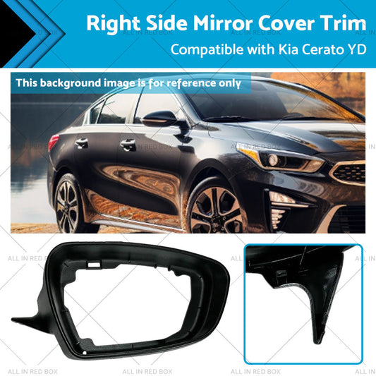 Right Side Mirror Cover Trim Suitable for ?Kia Cerato YD 2013-2018 Matte Black-0