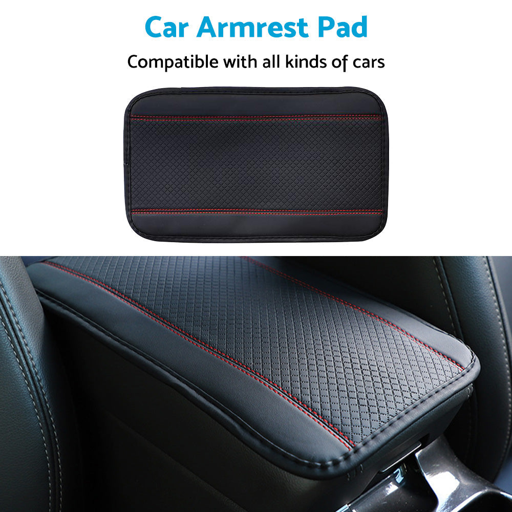 Car Armrest Cushion Cover Center Console Box Pad Protector Accessories Universal-3