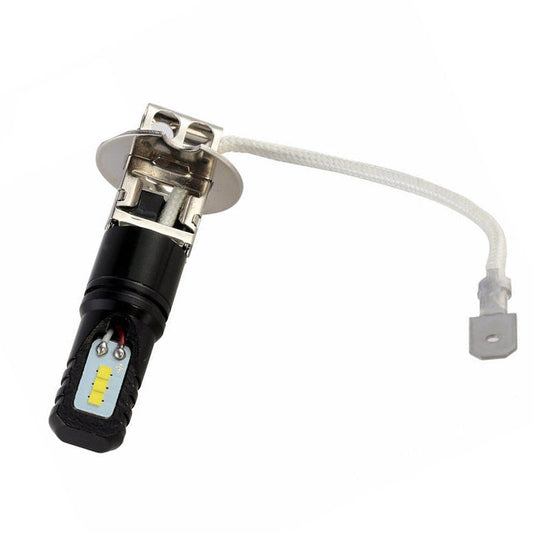 2x H3 80W 6000LM LED Headlight Bulbs White 6500K Suitable For Car Use-0