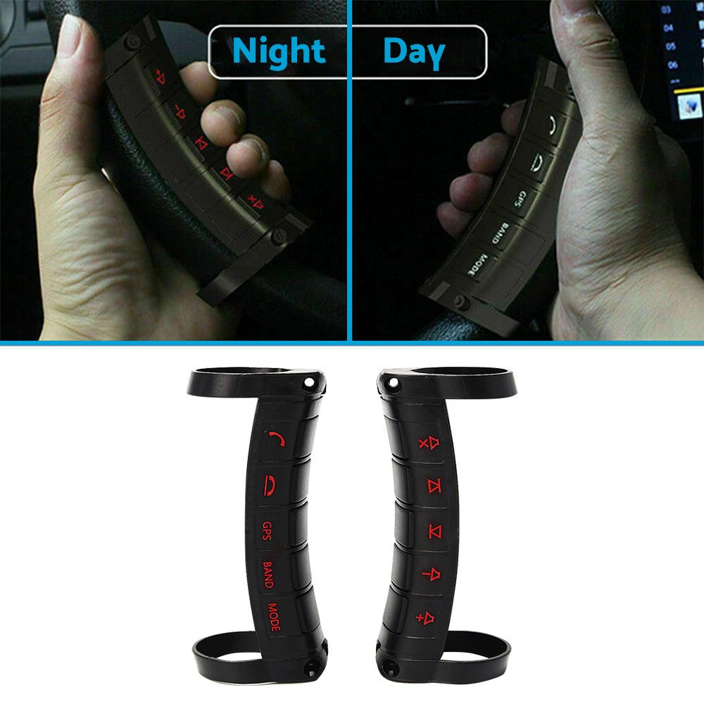 LED Wireless Bluetooth Car Steering Wheel Button Controller Suitable For Auto Stereo-2