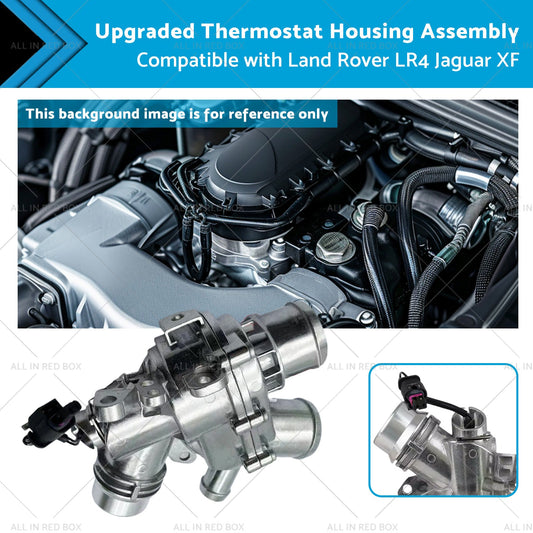 Upgraded Thermostat Housing Assembly Suitable for Land Rover LR4 Jaguar XF 3. 0L-0