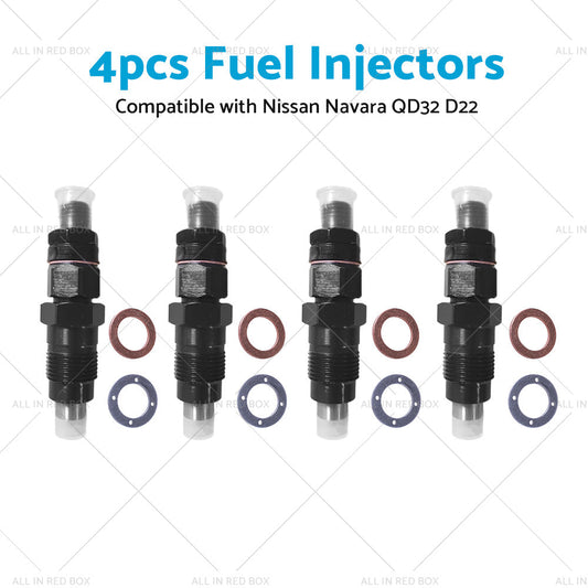 4PCS Desiel Fuel Injectors Suitable for Nissan Navara QD32 D22 3. 2L 1997-2001-1