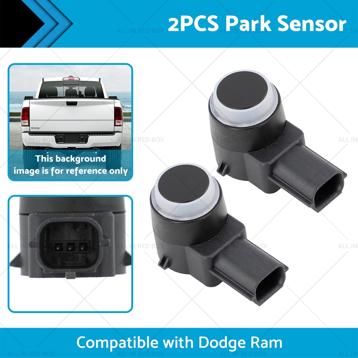 1EW63TZZAA 2x Park Sensor Suitablefor 09-18 Dodge Ram Chrysler 300 Dodge Journey-1