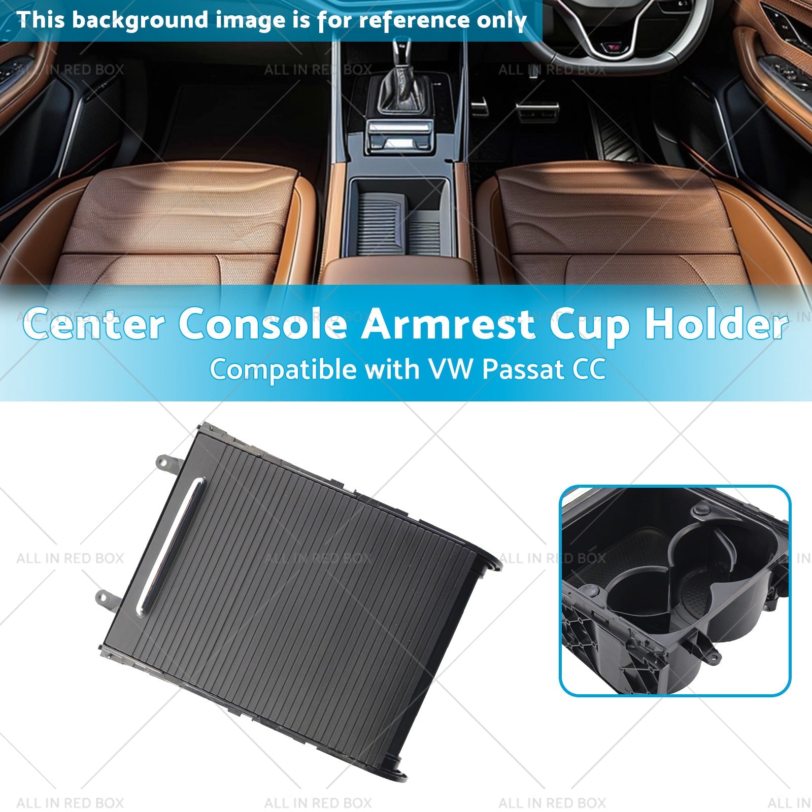 3CD858329A Center Console Armrest Cup Holder Suitable for VW Passat CC 07-13-2