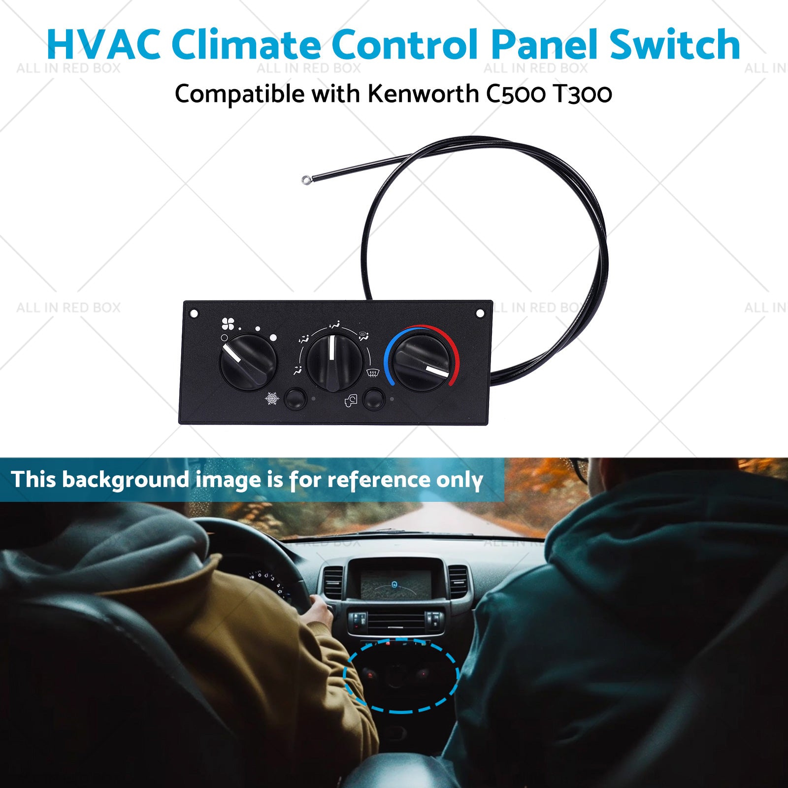 599-5511 HVAC Climate Control Panel Switch Suitable for Kenworth C500 T300 02-06-3